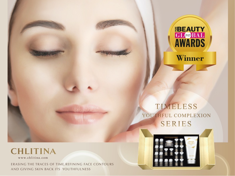 CHLITINA Timeless Youthful Complexion Series wins Best New Ultra-Luxe Anti-Ageing Product in Pure Beauty Global Awards 2021