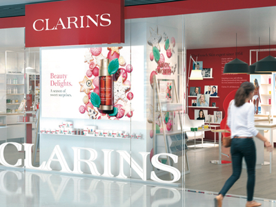 Clarins opens first American concession