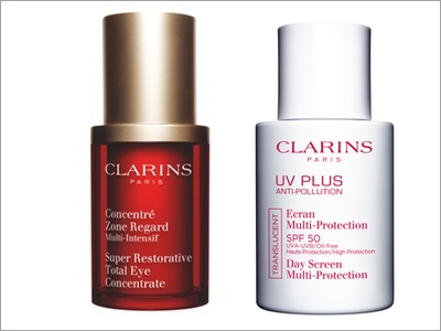 Clarins targets pollution and puffy lids
