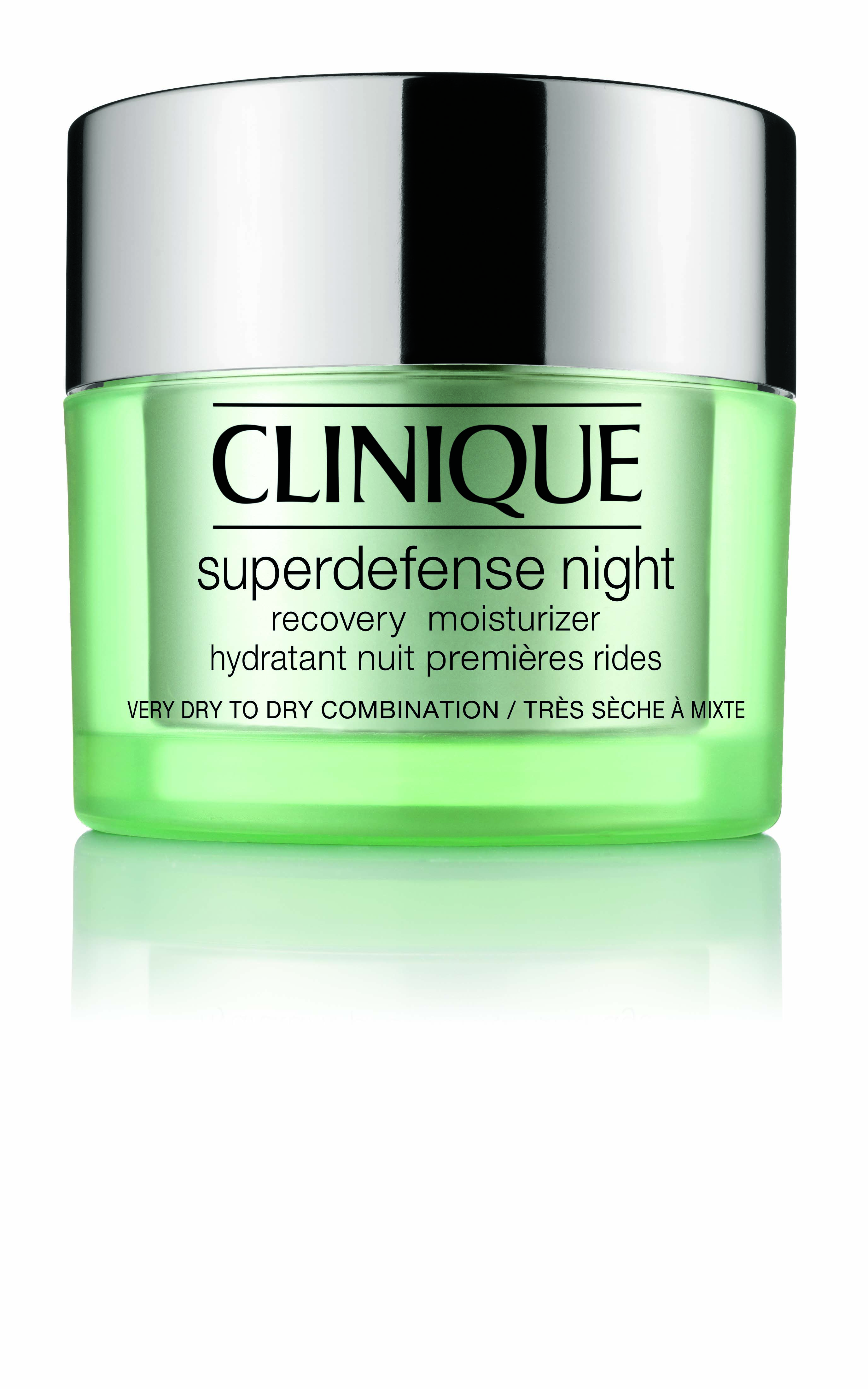 Clinique defends skin at night with Superdefense moisturiser