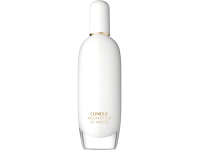 Clinique is aromatic in white 
