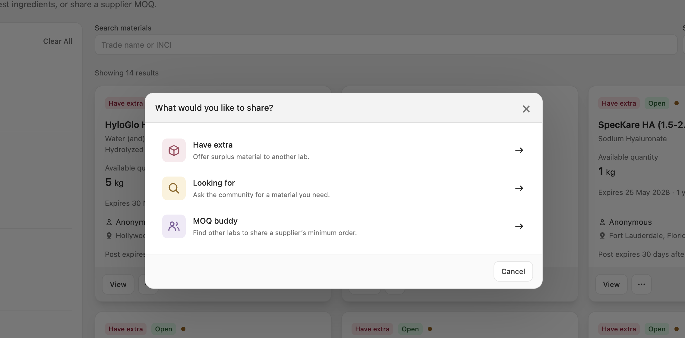 CM Studio+ launches SwapBoard to help personal care companies put surplus ingredients to work