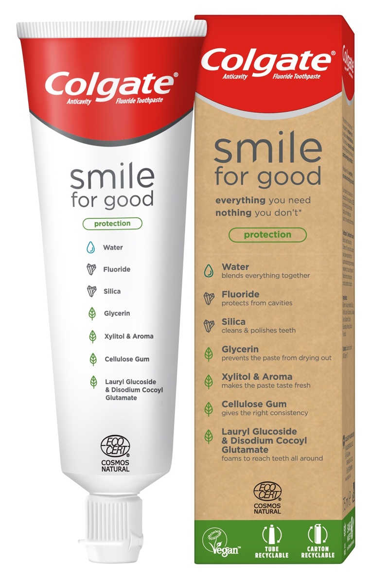 Colgate-Palmolive reveals its first-ever recyclable toothpaste tube

