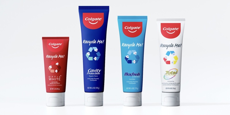 Colgate takes recyclable toothpaste tubes mainstream 