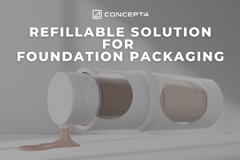 Concept4 brings Mix & Fix to PCD Paris 2026: A refillable solution for foundation packaging