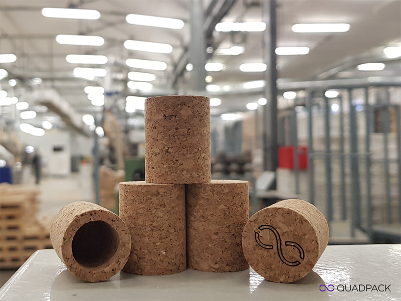 Cork fragrance caps inspired by nature