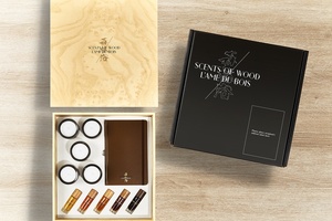 Cosfibel creates wood-effect subscription box for Scents of Wood
