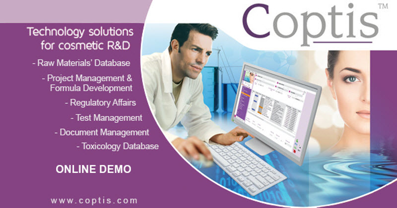 COSMOS: one of the latest features available in Coptis LAB