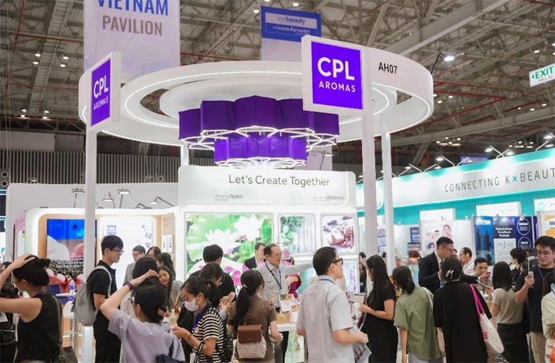 CPL Aromas presents a lotus flower-inspired collection and is awarded for sustainability at  Vietbeauty 2025
