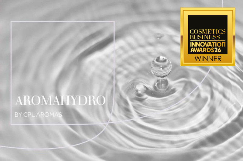 CPL Aromas takes home the prize for Best Functional Ingredient Innovation at the Cosmetics Business Innovation Awards