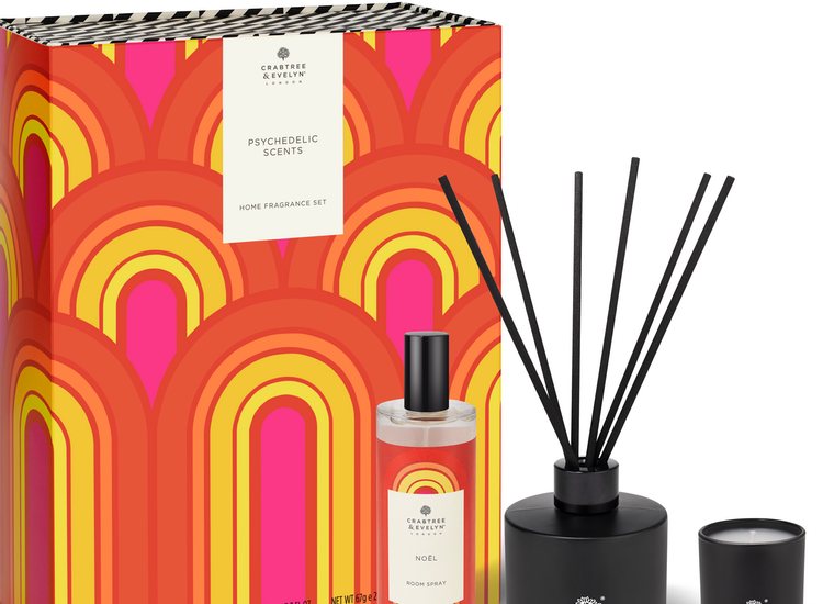 Crabtree & Evelyn gets groovy for the holidays with retro packaging