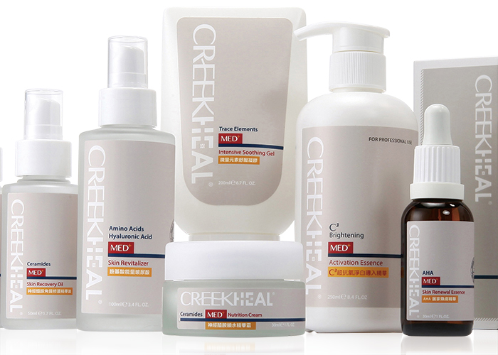 CREEKHEAL presents the MED+ range where science meets skin care
