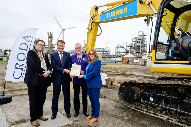 Croda announces the start of its £27 million investment project in Hull