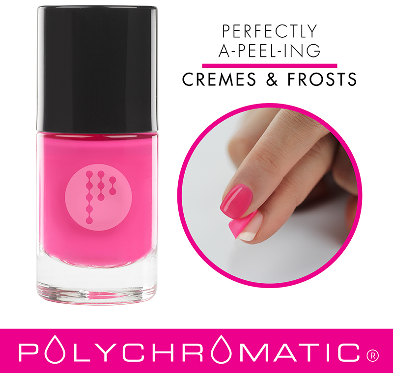 Crèmes and frosts join patented peelable nail polish line