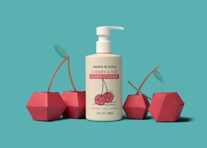 Dabble and Dollop sweetens up bath time with Cherry on Top conditioner 
