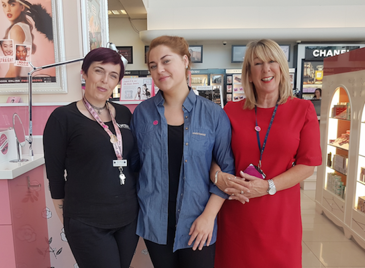 Debenhams retail staff brush up on beauty advice for people with cancer 
