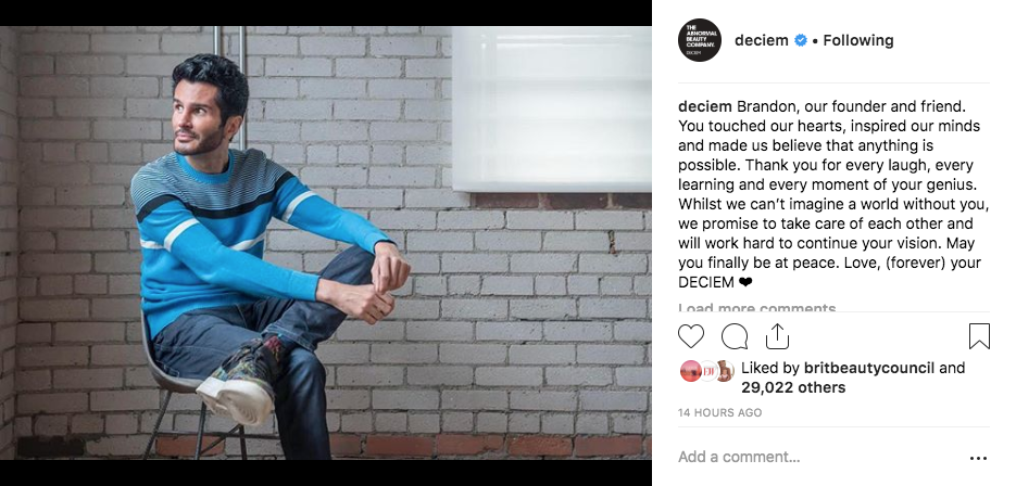 via Instagram / @deciem