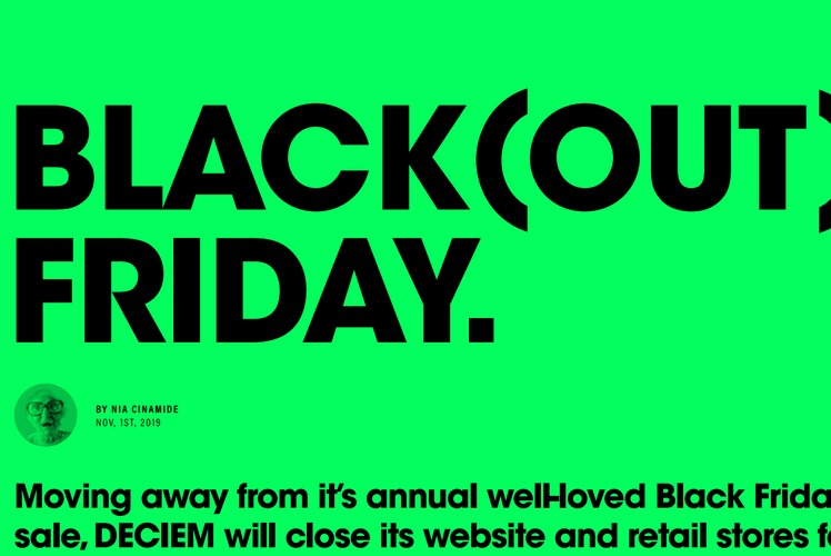 Deciem is ‘blacking out’ for 29 November – and here’s why
