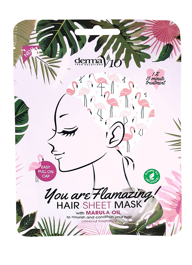 Derma V10's latest vegan hair mask
