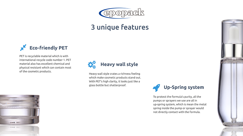 Discover the three key differentiators of EPOPACK's cosmetic packaging