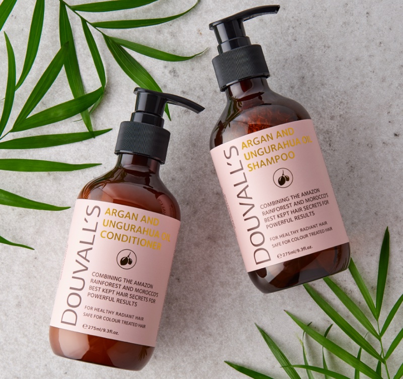 Douvall's harnesses power of argan oil for debut hair care line