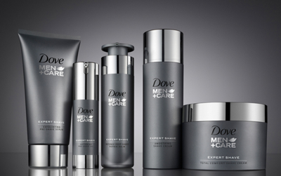 Dove creates a three-step shave programme for men