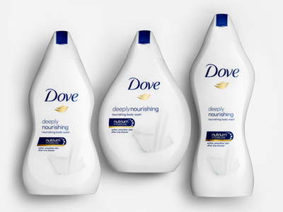Dove's curvy body wash bottles spark Twitter storm