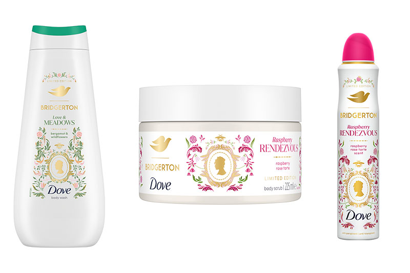 Dove targets younger shoppers with netflix partnership: limited edition bridgerton collection