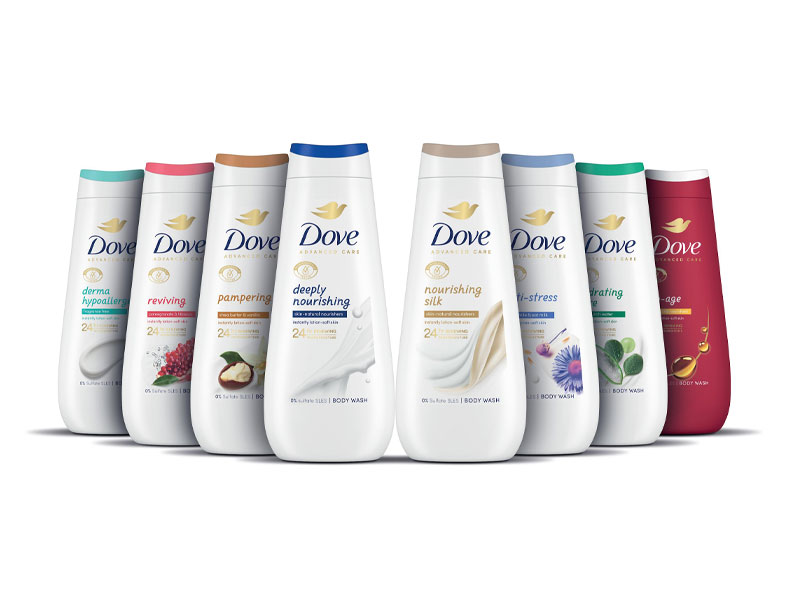 Dove unveils new tiered body wash portfolio