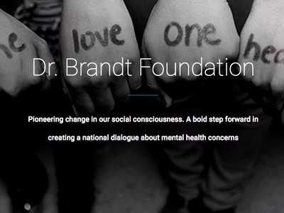 Dr Brandt raises awareness of mental illness on new website
