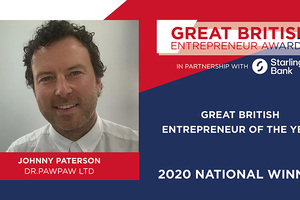 Dr. PAWPAW founder named Great British Entrepreneur of the Year

