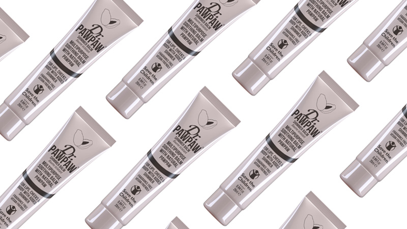 Dr.PAWPAW Shimmer Balm in collaboration with Save The Children