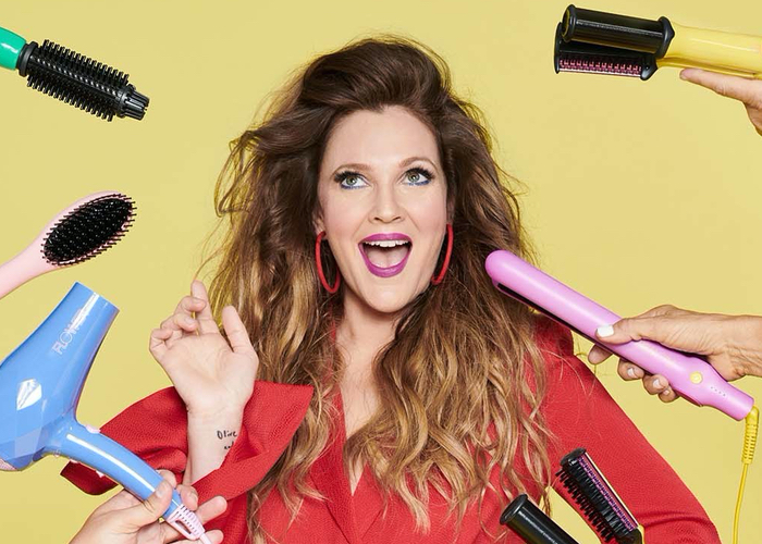 Drew Barrymore's make-up brand has expanded into hair care 