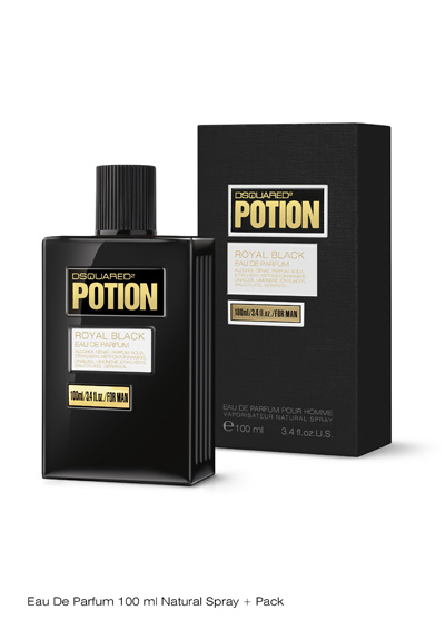 DSquared2 grows fragrance franchise with Potion Royal Black for men