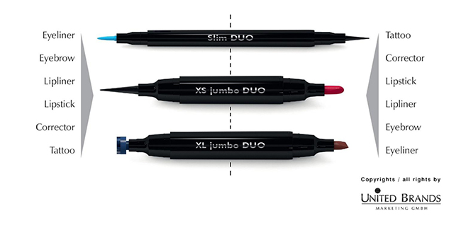 DUO Pen with a Two-color-ink-system