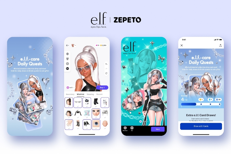 E.l.f. Cosmetics partners with ZEPETO to launch first virtual styling experience