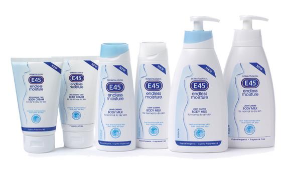 E45 moves into daily body care