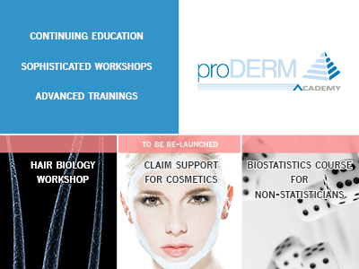 Educational sessions for the cosmetic and pharmaceutical industry