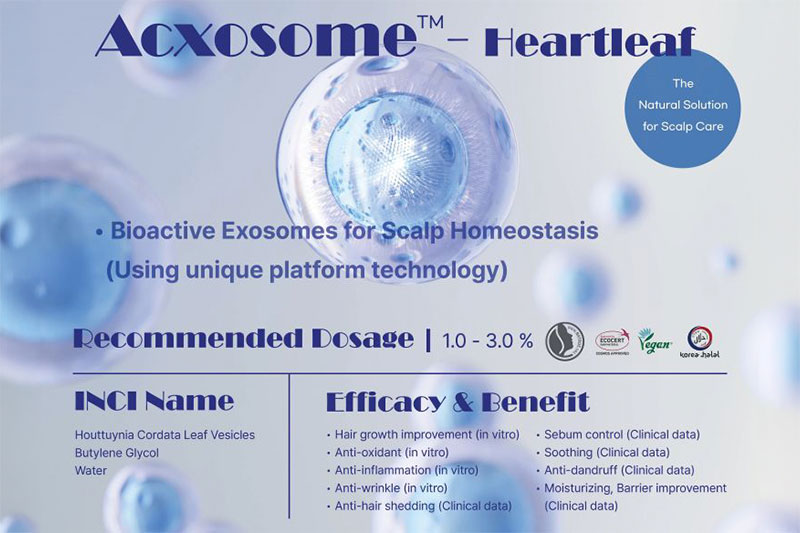 Efficacy and applications of Activon's Houttuynia cordata exosomes