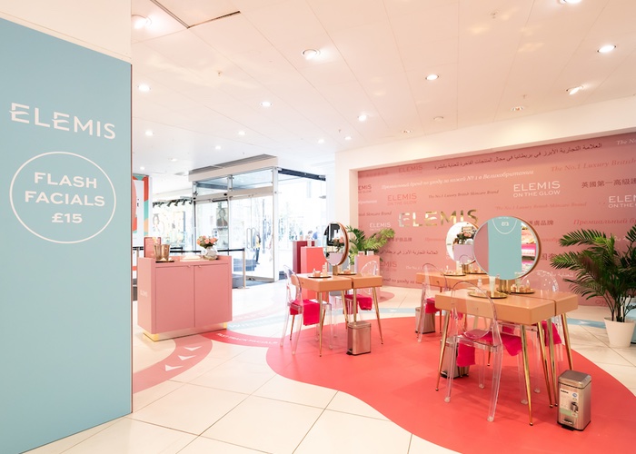 Elemis opens On The Glow pop-up space at Debenhams