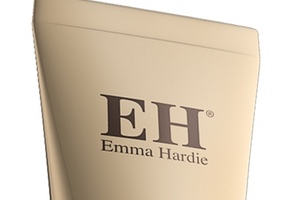Emma Hardie uses Quadpack's airless tube for facial mist