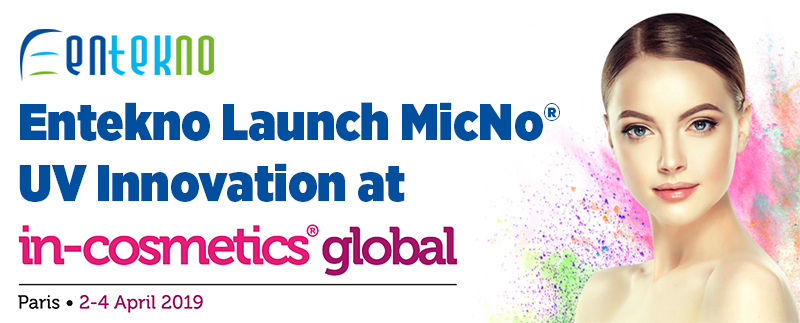Entekno launch MicNo UV Innovation at in-cosmetics Global