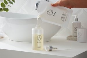 ESPA adopts new sustainability practices to end bathroom waste
