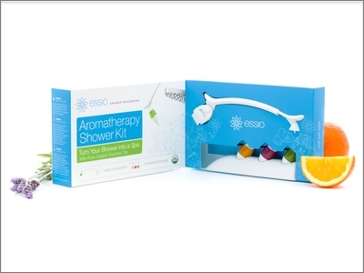 Essio aromatherapy shower kit brings the spa home