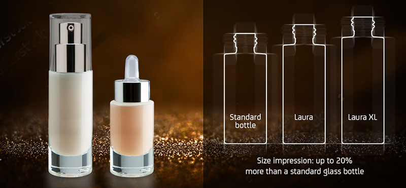 Eurovetrocap reveals its new Laura XL bottle in larger size