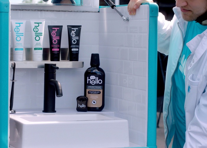 Everything and the bathroom sink: Oral care brand Hello launches on-demand Spyt service