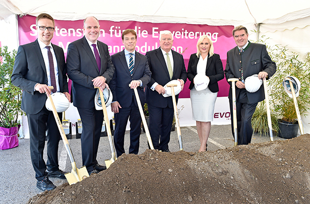 Evonik breaks ground for expansion of its membrane production in Austria