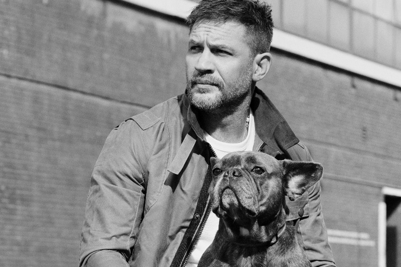Jo Malone London ambassador Tom Hardy and his French bulldog Blue