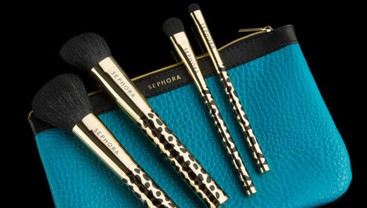 Exclusive Sephora Gold Den Brush Set