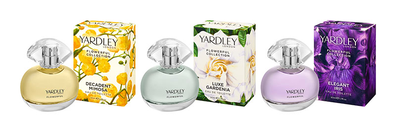 Experience a unique floral journey with the new flowerful collection from Yardley London